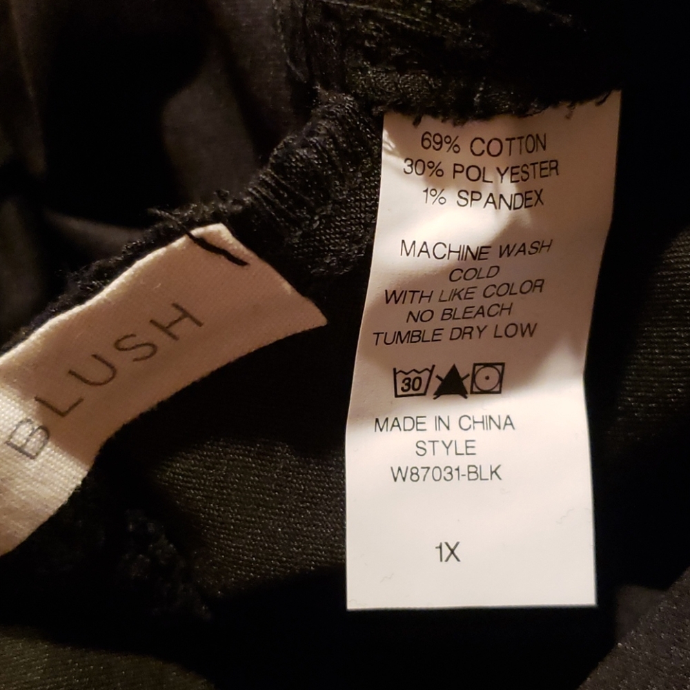 Pinkblush Black Basic Maternity Plus Pant - image 5